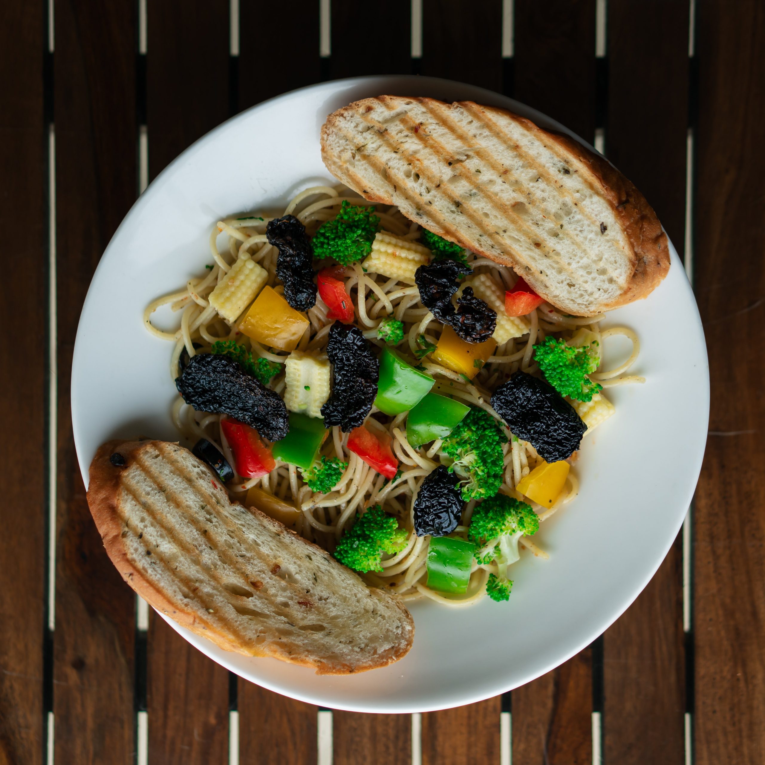 Pasta with Pesto at The Gallery Cafe